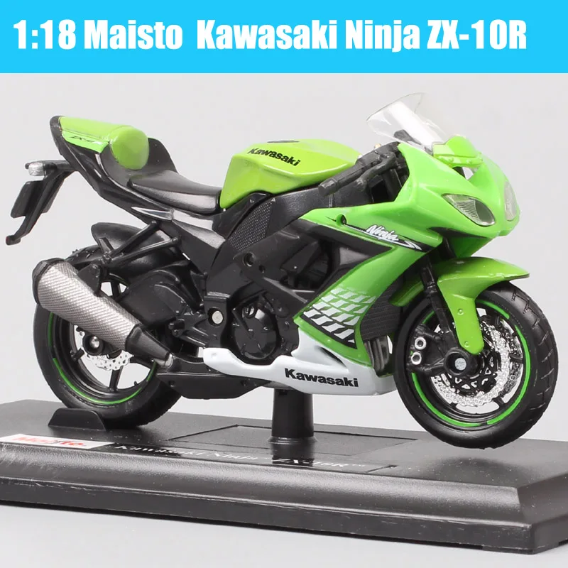 1/18サイズ Maisto 1/18 Scale Kawasaki Ninja ZX9R ZX10R ZX12R H2R KLR