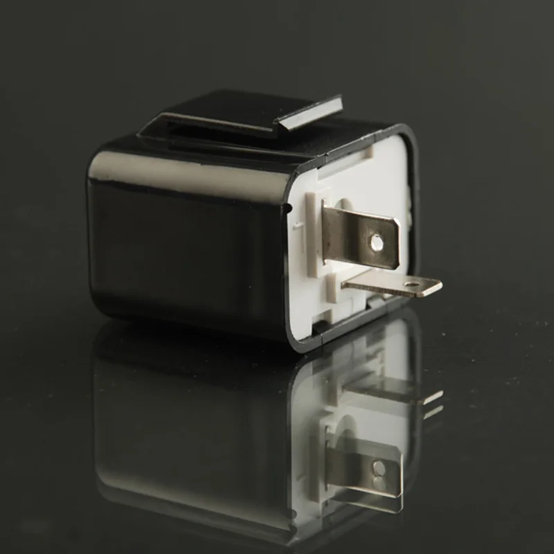 12V 2 Pin Adjustable Frequency LED Flasher Relay Turn Signal Blinker Indicator For Motorcycle Motorbike accessories