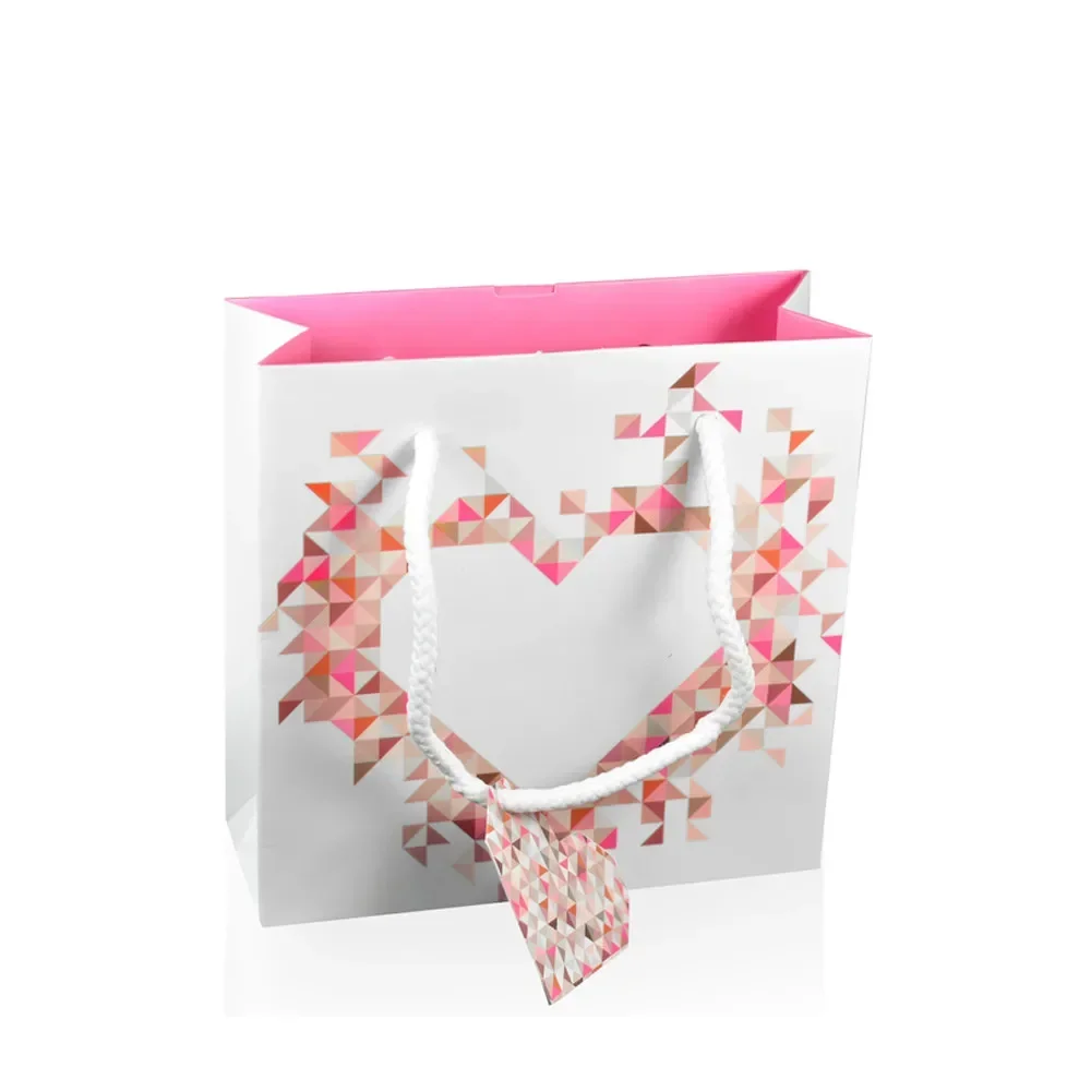 

NEW Gift Big Bag Original Charm Ring Bracelet Earrings Necklace Love Handbag Storage Protection Jewelry Atmosphere Fashion Women
