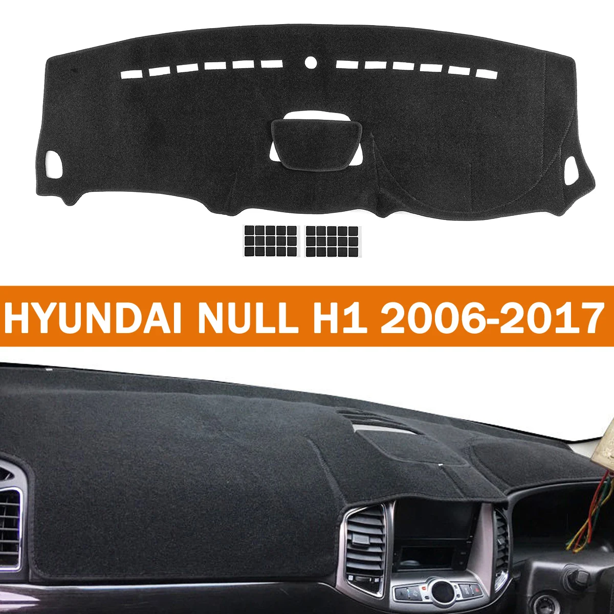 Right Hand Drive Car Dash mat Dashboard Mat Dash Board Cover Pad For Hyundai Null H1 2006-