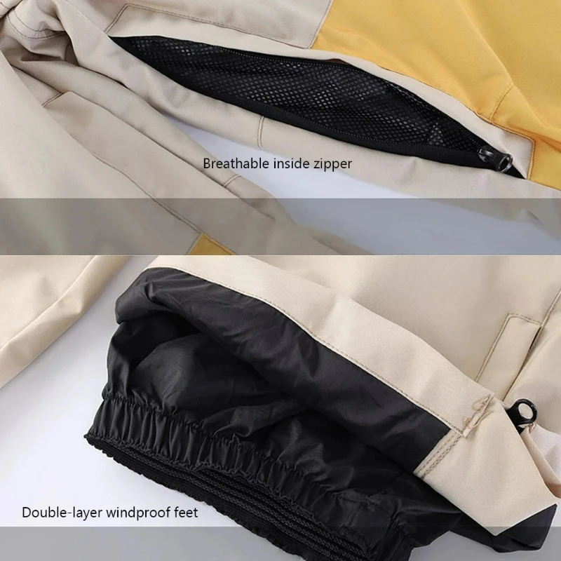 Ski Strap Pants Windproof Waterproof Women Snow Trousers Outdoor Snowboard Pants Winter Men Overalls New Sports Jumpsuits
