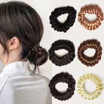 Parrucca Coda di cavallo Fascia per tessitura elastica Treccia Passanti per capelli Elastico per acconciature Fissatore Strumenti per lo styling Accessori per capelli