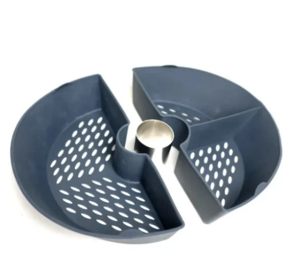 Steam Cooking Divider Silicone Steam Cooking Divider Seperator Steaming Accessory Chimney for Varoma of Thermomix TM31 TM6 TM5 steam cooking divider