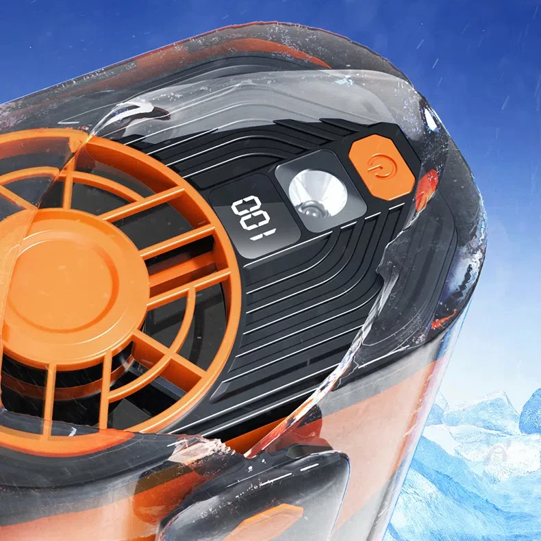 مروحة معلقة على الخصر من Xiaomi 2025، مشبك خصر محم...