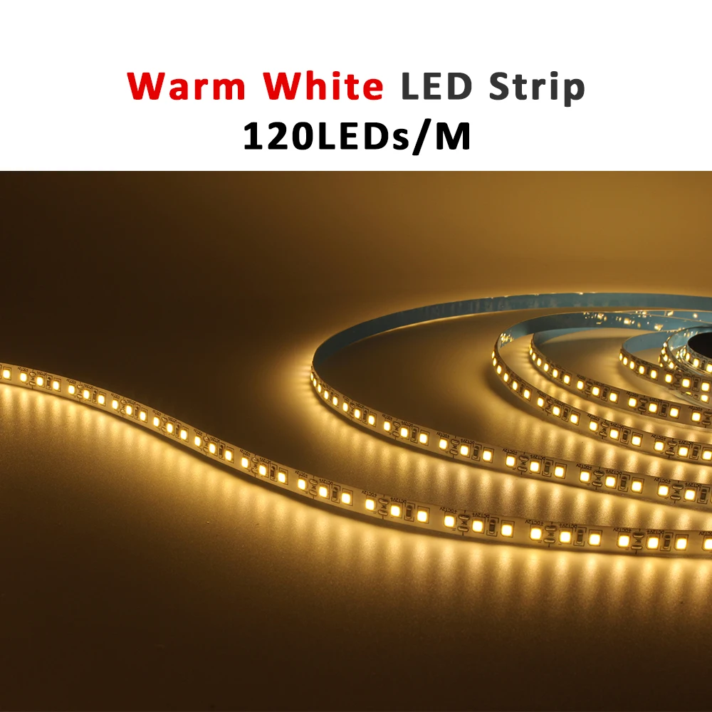 ตัวเลือกสินค้า แถบไฟ LED ยืดหยุ่น 2835 สีอุ่น ตกแต่งบ้าน