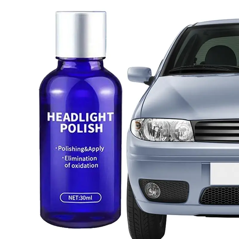 

Headlight Repair Polish 30ml Agent Polishing Auto Headlight Liquid Restoration Automotive Refurbishment Tool For Motorcycles