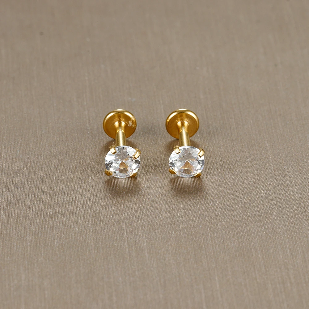 2PC Labret Tragus Stud Earrings image 5