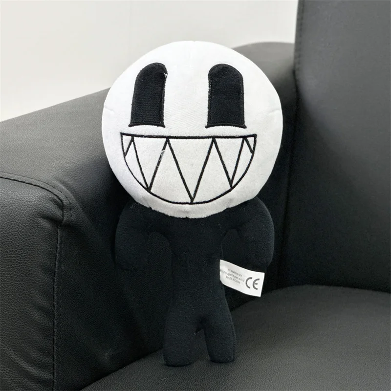 

ChainsFR White Ghost Toothed Stickman Plush Doll