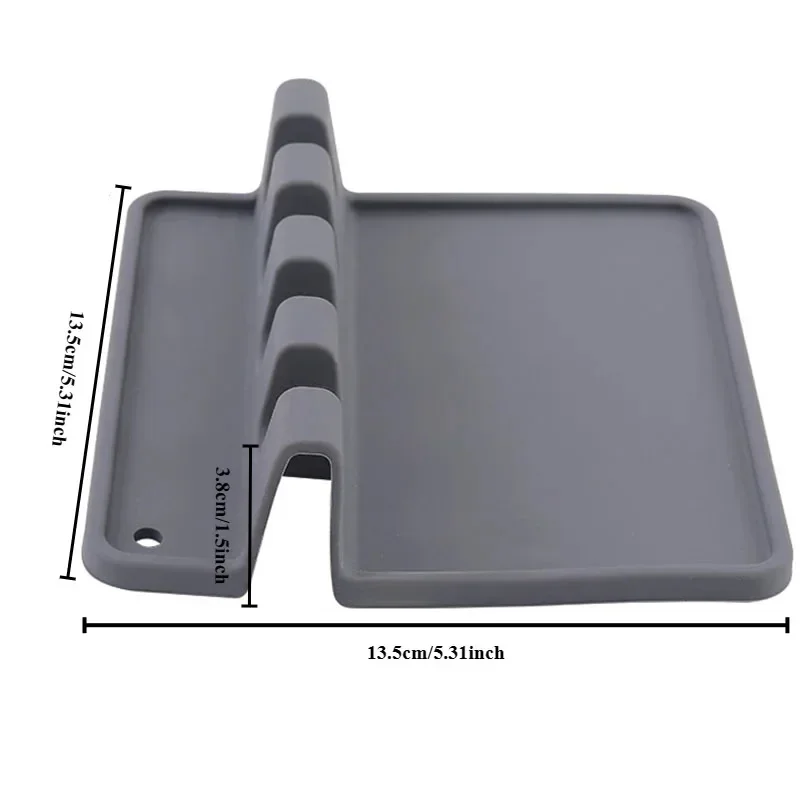 Silicone Kitchen utensil holder Tableware Drying Utensil Rack Fork Spatula Multifunctional Shelf Non-Slip