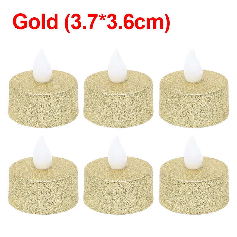 Battery Operated Candles Outdoor  Battery Operated Glitter Candle - 12pcs  Led - Aliexpress