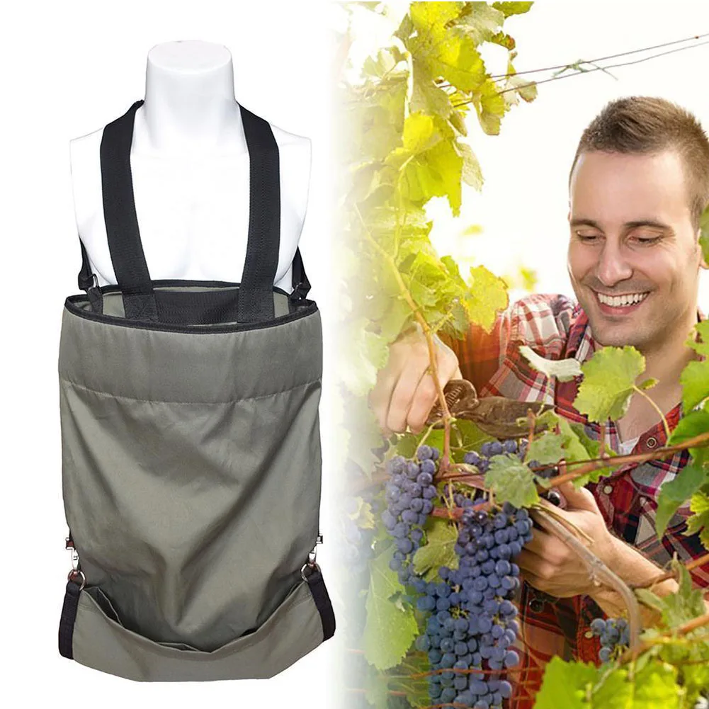 Multifunctional Grown Fruit Picking Bag Apple Vegetable Picking Apron Oxford Cloth Harvest Apron Collection Bag Fruit Picking