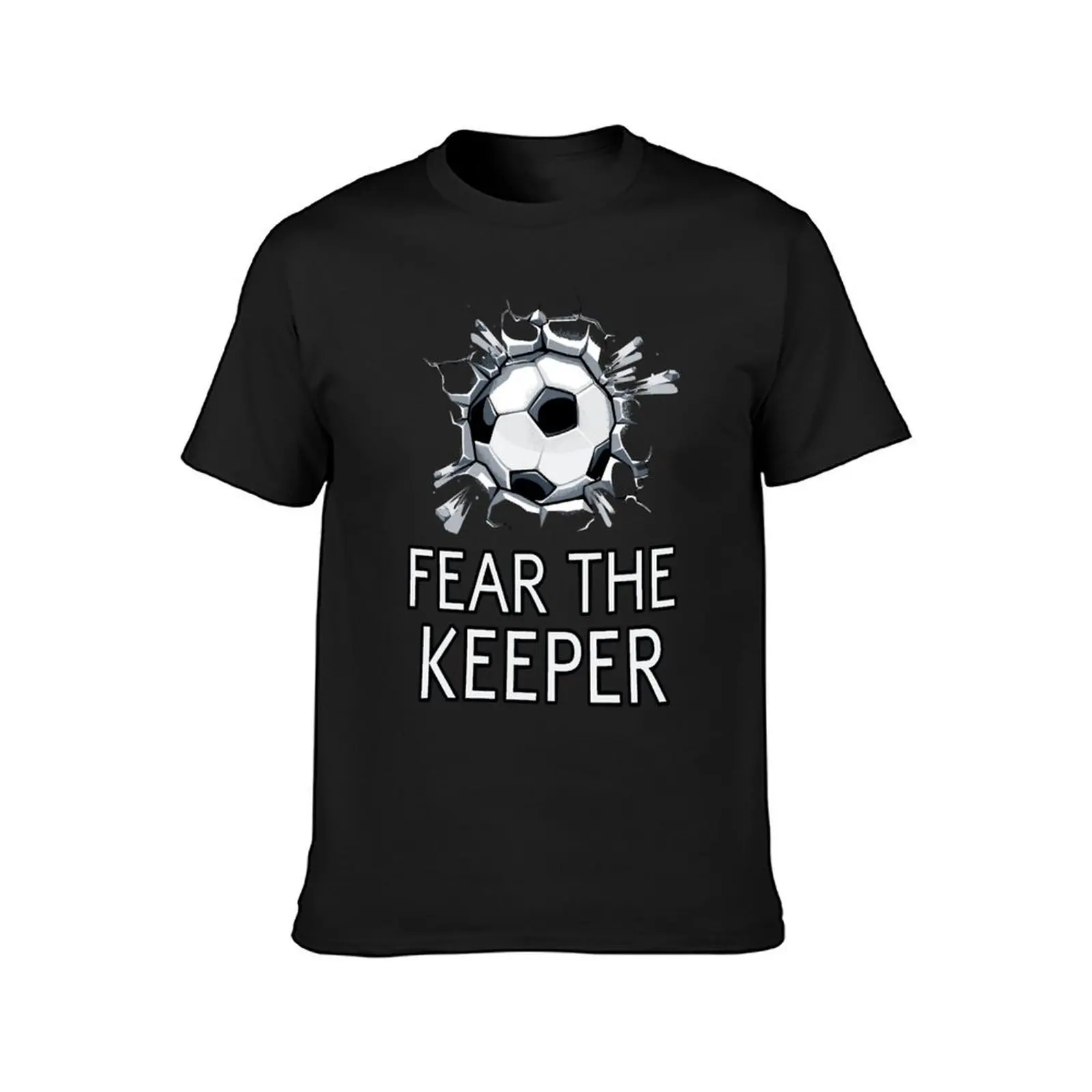 Fear the Keeper 축구 티셔츠, 숭고하고 미적인 옷, 귀여운 옷 블라우스, 남성 티셔츠