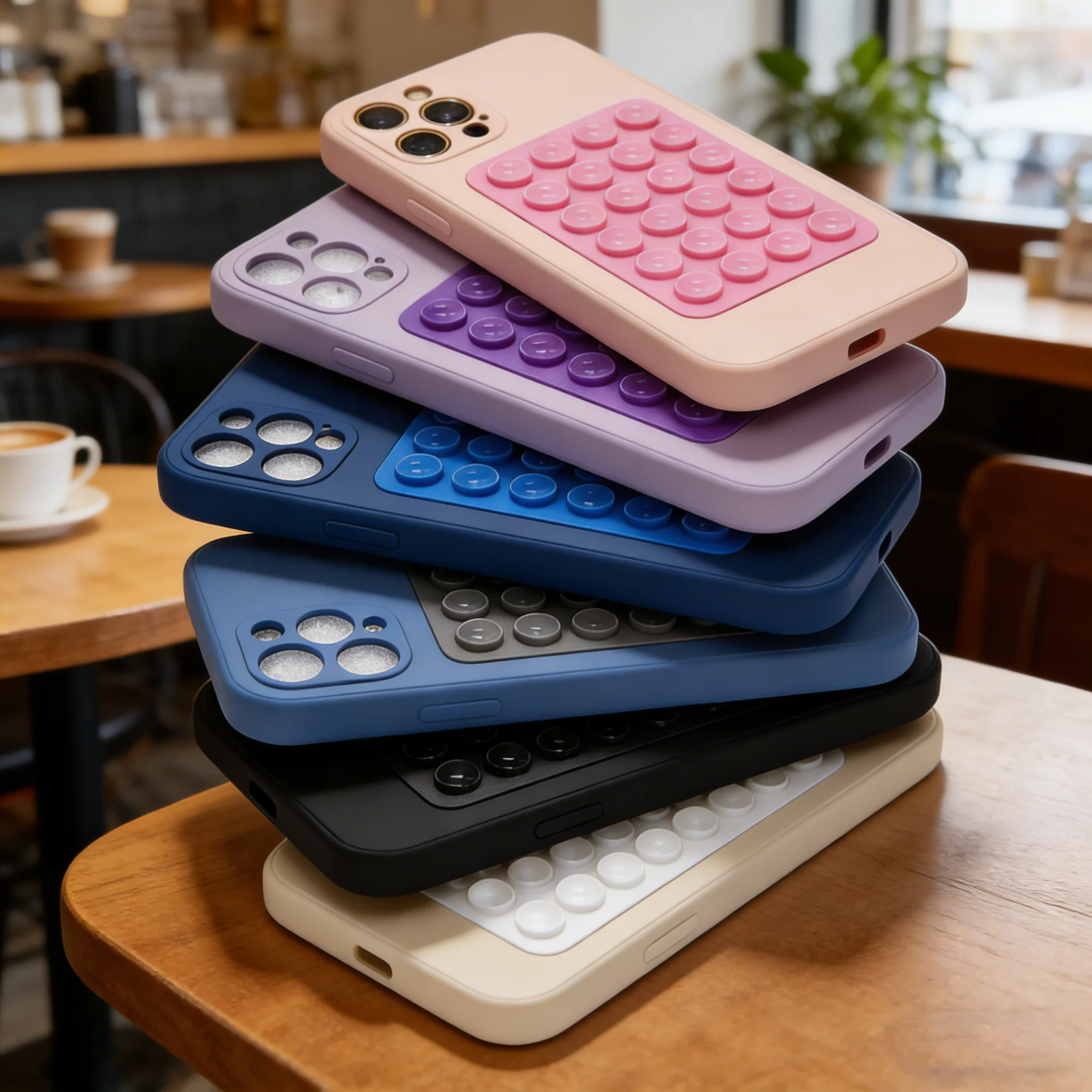 Enhanced Soft Silicone Suction Cup Holder Case and Fixed Pad Cover