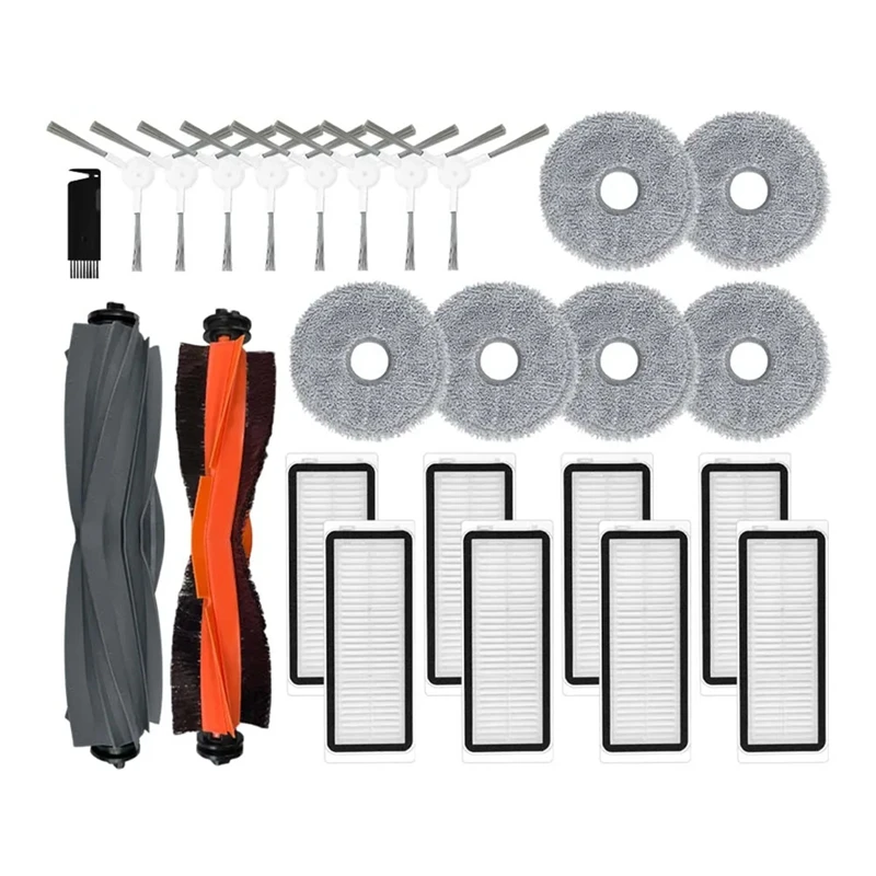 

For Dreame X20 Pro / X20 Pro Plus Robot Vacuum Cleaner Main Side Brush Hepa Filter Mop Cloths Rag Replacement Spare Parts