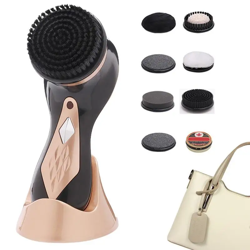 

Handheld Automatic Electric Shoe Brush Kit Shine Polisher USB Charging Leather Shoes Bags Sofa Care Brush Cleaning Supply