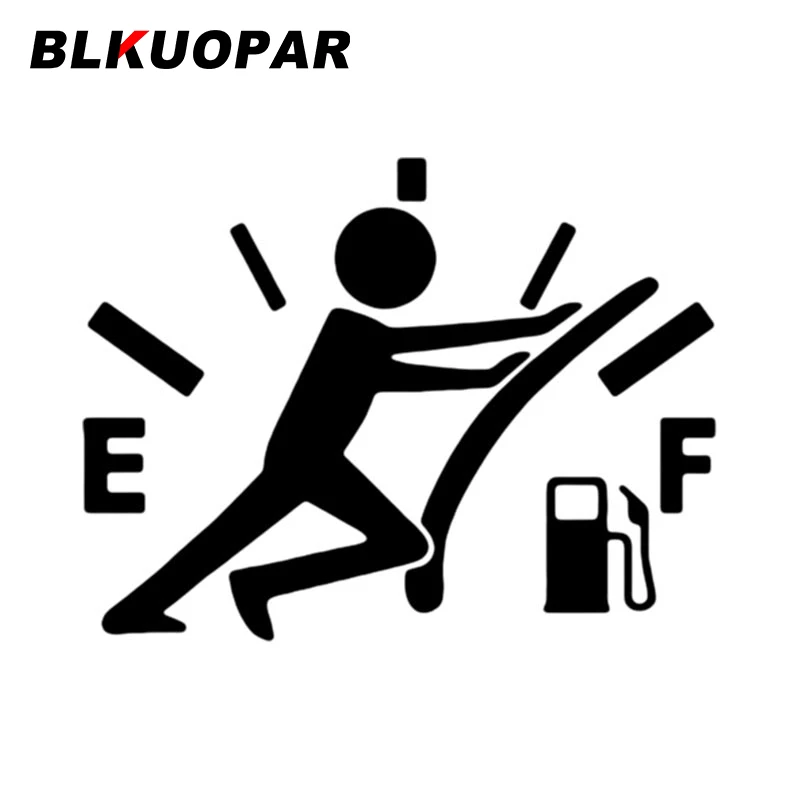 

BLKUOPAR тянуть топливный бак указатель на полную хеллафую автомобиль наклейка солнцезащитный винил высечка наклейка мультфильм мотоцикл фургон автомобиль дверь