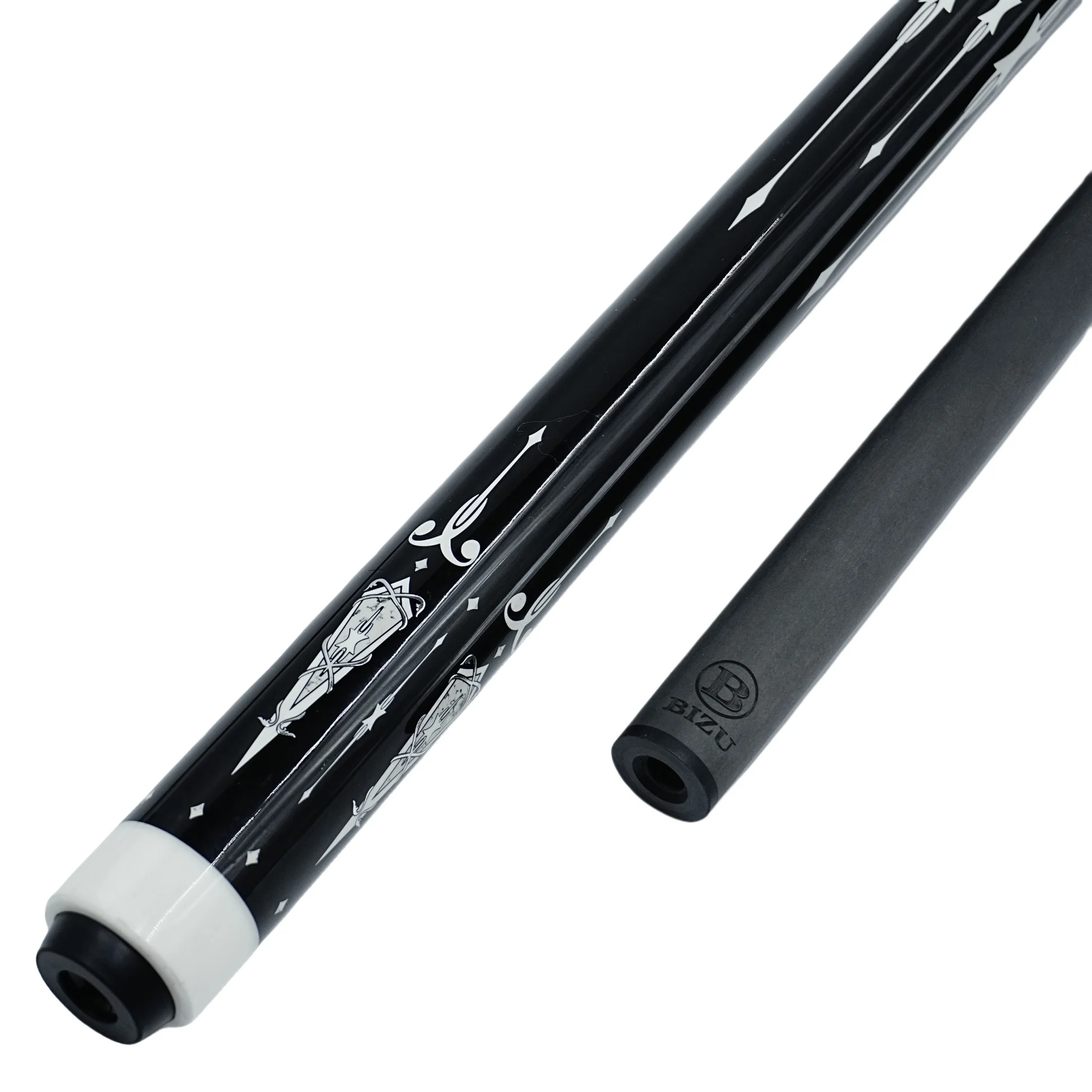 Carbon Fiber Nine-Ball CueBIZU Carbon Fiber Nine-Ball Pool Cue Black Tech Forelimbs Energy Pool Stick for Billiard Games 2