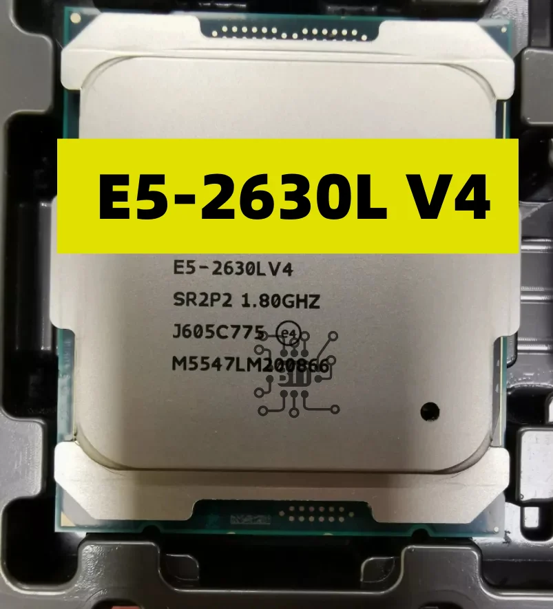 Processador Xeon-e52630l v4 180 Ghz 10 Núcleos 25m e5 2630l v4 Lga20113 55w Cpu de Baixa Potência Navio Livre