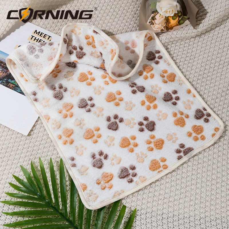40X60CM Pet Blanket Super Soft Fluffy Winter Warm Dog Blanket Cute Warm and Comfortable Cat and Dog Cushion Blanket Pet Supplies