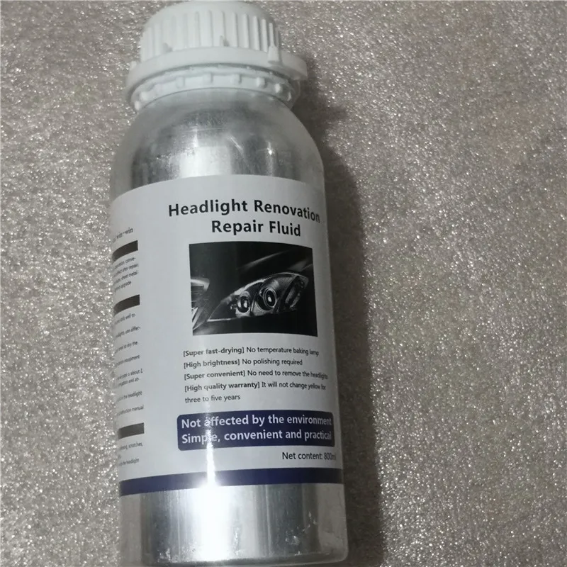 800MLCarHeadlightRepairFluidHeadlightPolishingRestoration