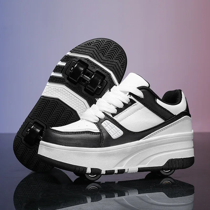 Student Four-Wheel Unisex Rollerskates Detachable Lightweight Wheels Skate Shoes for Boys And Girls Rollerblades roller skates