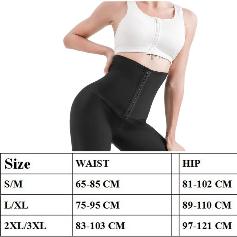 tummy tucker for women Sauna Pants Women Sweat Capris Slimming Leggings High Waist Thermo Workout Body Shaper Suits best shapewear for lower belly pooch