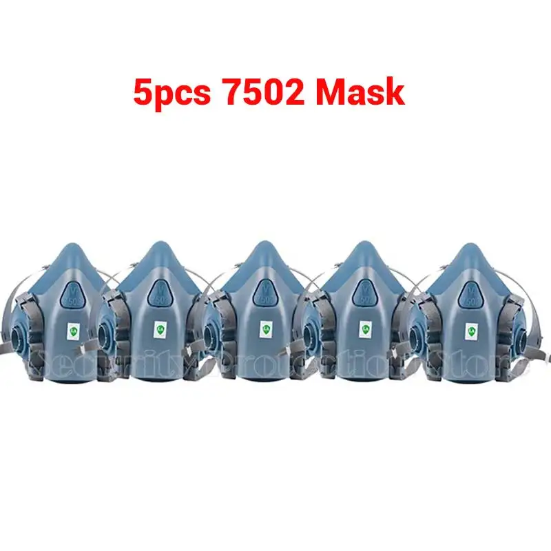 5pcs 7502 Gas Mask