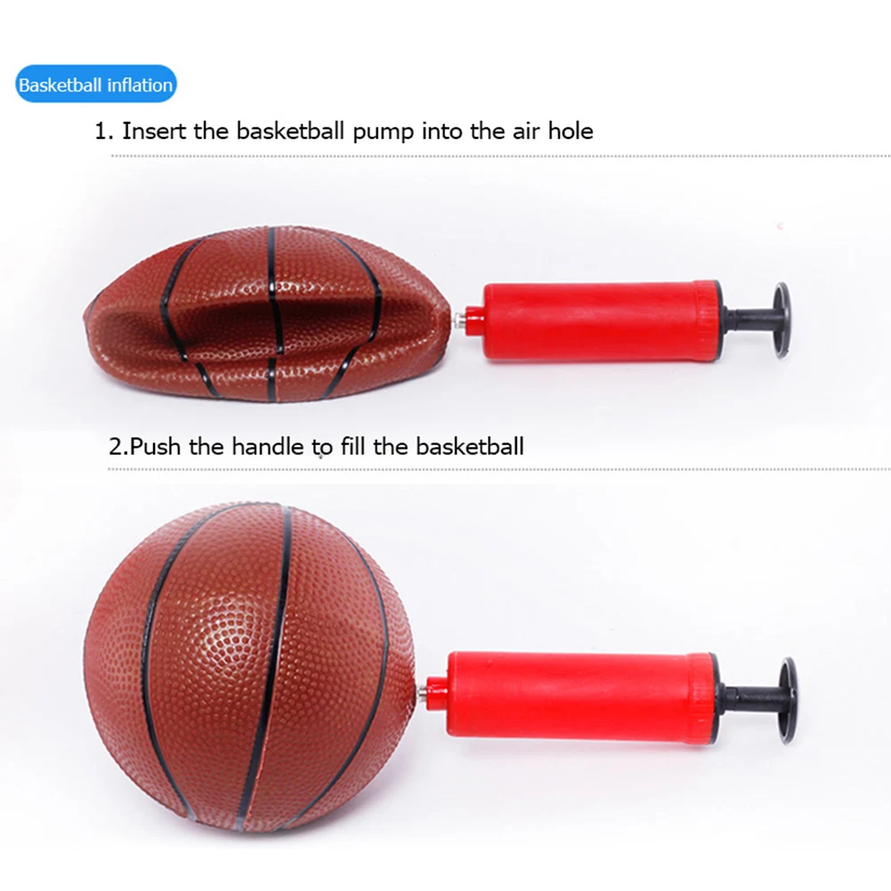 Description Picture 6 of itemBasketball Goals with Ball and Pump Portable Basketball Hoop Adjustable Portable Basketball Hoop Indoor Outdoor Play for Kids