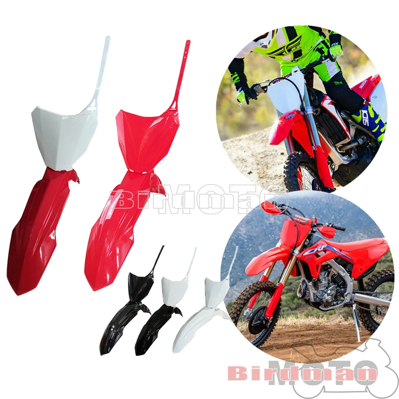 Motorcross Parafango Anteriore Parafango Targa Abs Per Honda Crf250R Crf450R Crf250Rx Crf450Rx Crf 250R 450R 250Rx 450Rx Enduro