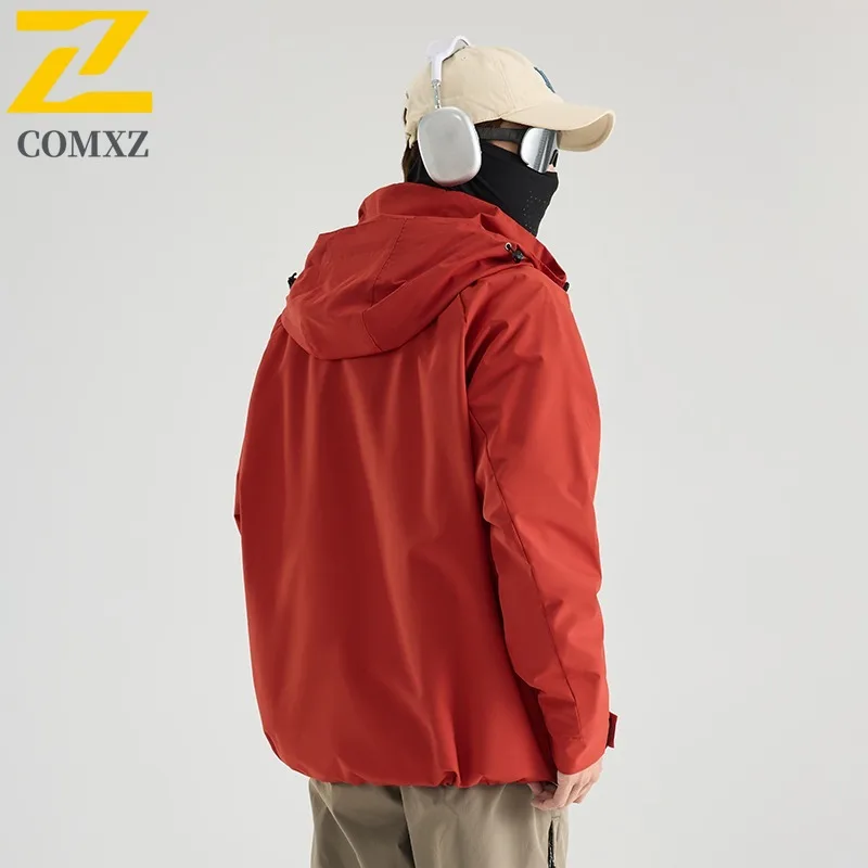 COMXZ Luxury Men Jacket Multi-Function Outdoor Journey Light Warm Coat Stylish Hooded Cozy Cold Proof Winter New Windbreaker