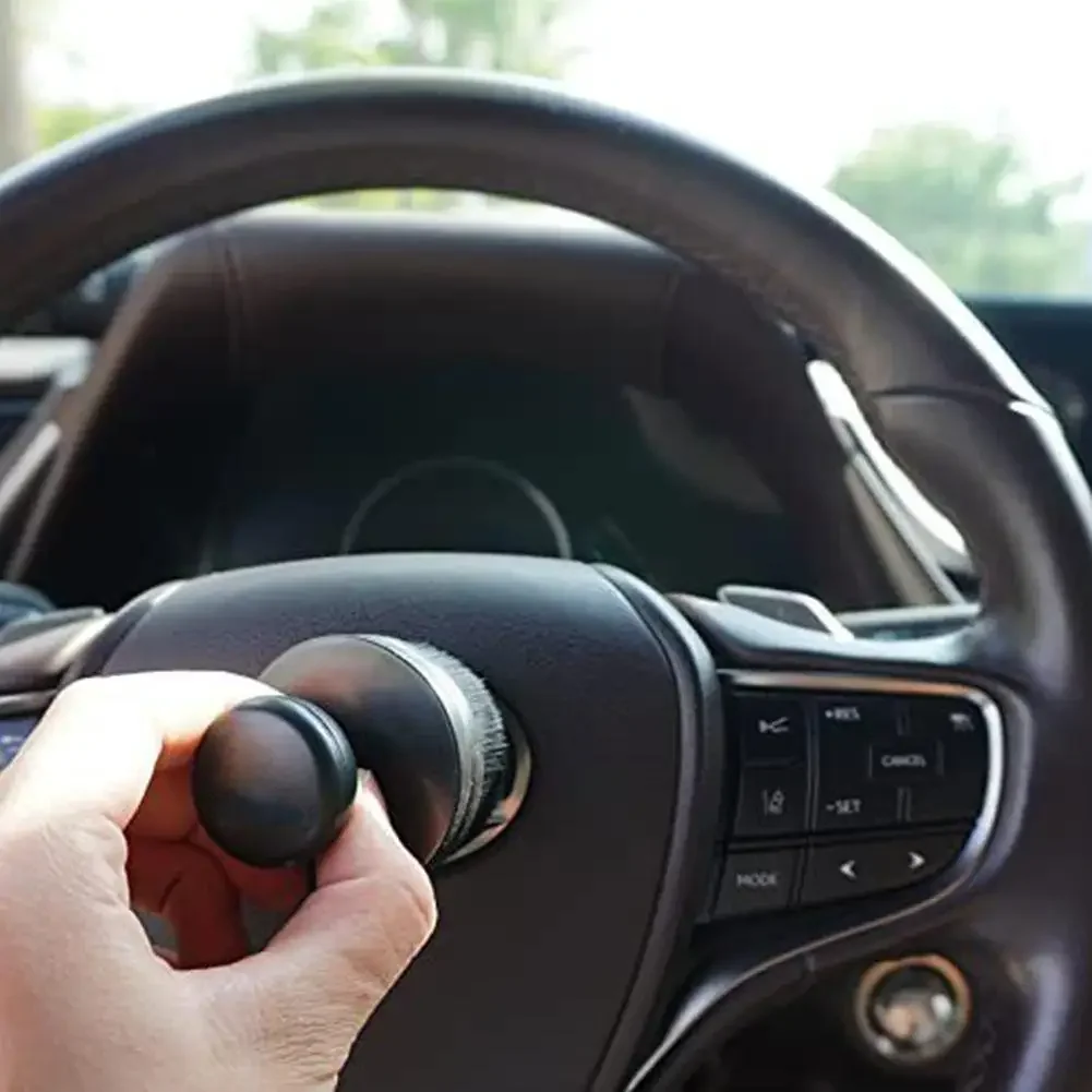 Auto Detail Brush Soft Portable Car Tire Brush Seal Cover High Density Detailing Tire Shine Polish Wax Applicator car detailing brush set wheel tire cleaning brush tire shine applicator brush car cleaning tool