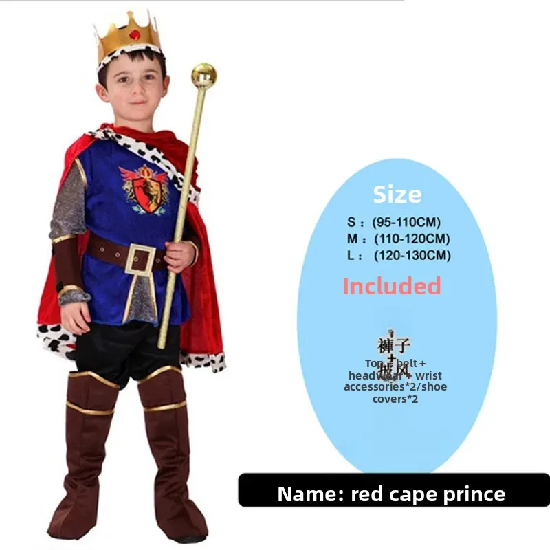 Adult Halloween Cosplay Costume Dance Performance Ancient King Outfit Prince Attire Men's Modern Dance Special Use Clothing - 5