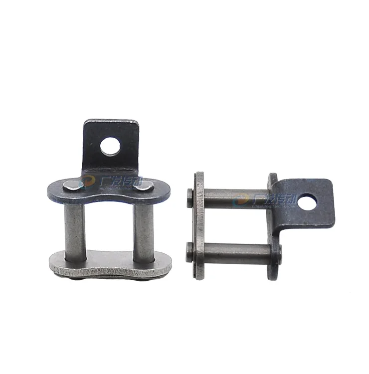 1pcs Full Buckle Chain Buckle Single-side Single-hole Bent Plate Conveyor Driving Chain 06B
