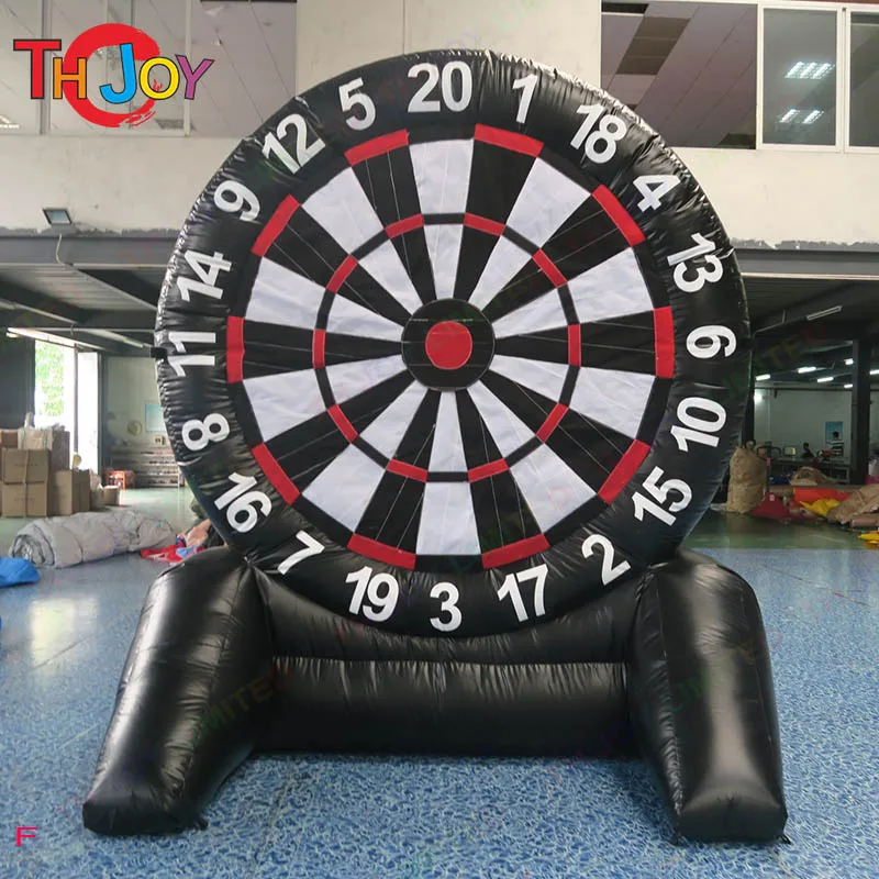 Aufblasbares Football Dartboard - 3m Hoch Mit 8 Bällen & 370W Gebläse