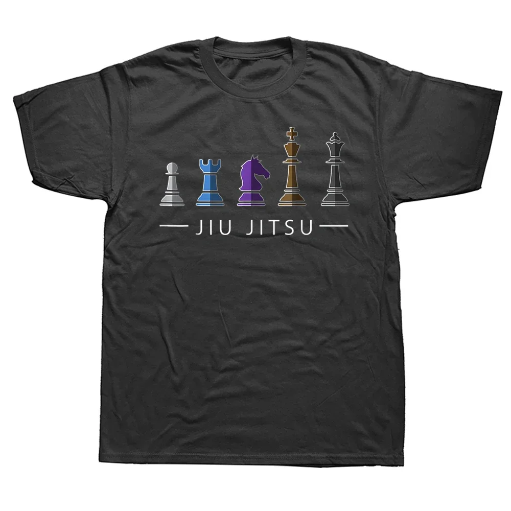 BJJ Brasilianescht Jiu Jitsu Schach Rimmkämpfer T-Shirten Grafik Kotteng Streetwear Kuerzärm Gebuertsdagscadeauen Summerstil_voghion.com