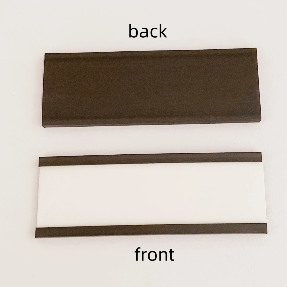 

20PCS Magnetic Label 70mmx25mm Warehouse Magnetics Sign Holder With Clear Plastic Protectors For Metal Surface Magnetic Labels
