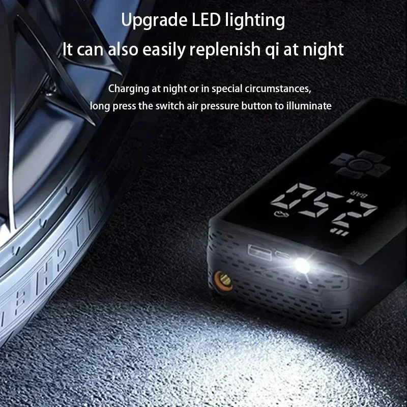 Enhanced Portable Electric Air Pump - Rapid Tire and Ball Inflator