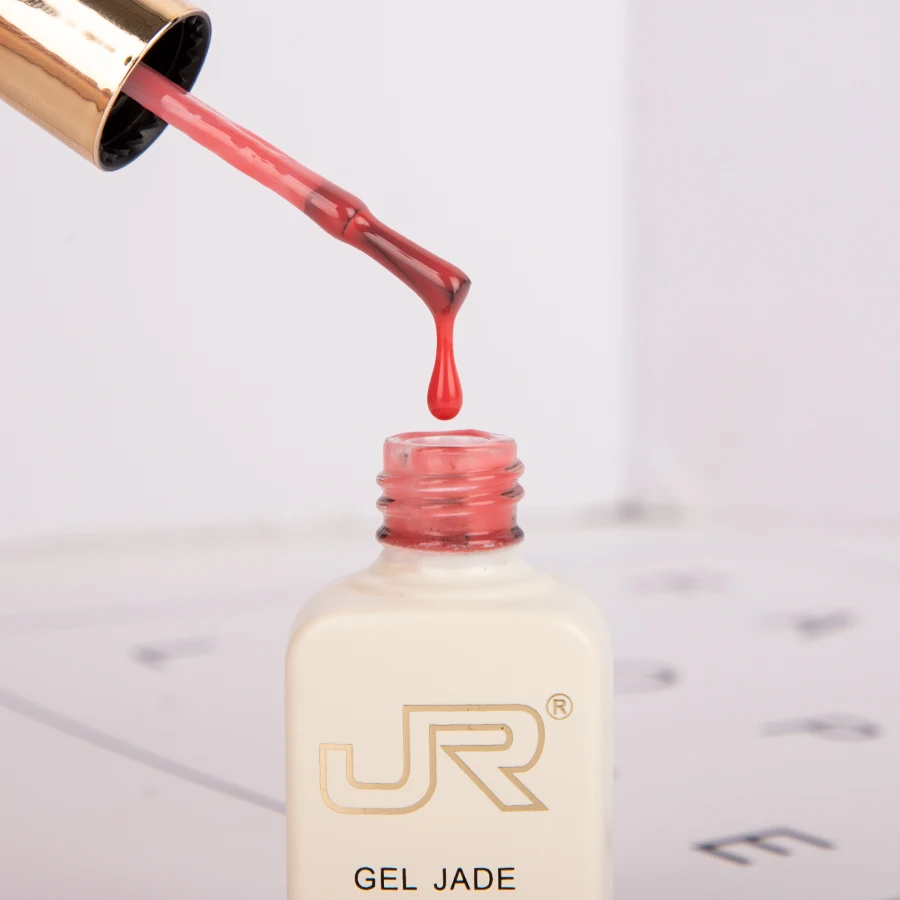 JR10pcs12ml30 color lasting Summer Ice Nail Varnish Set UV/LED Color bottle color cover Spring black and white powder Macaron mu 3