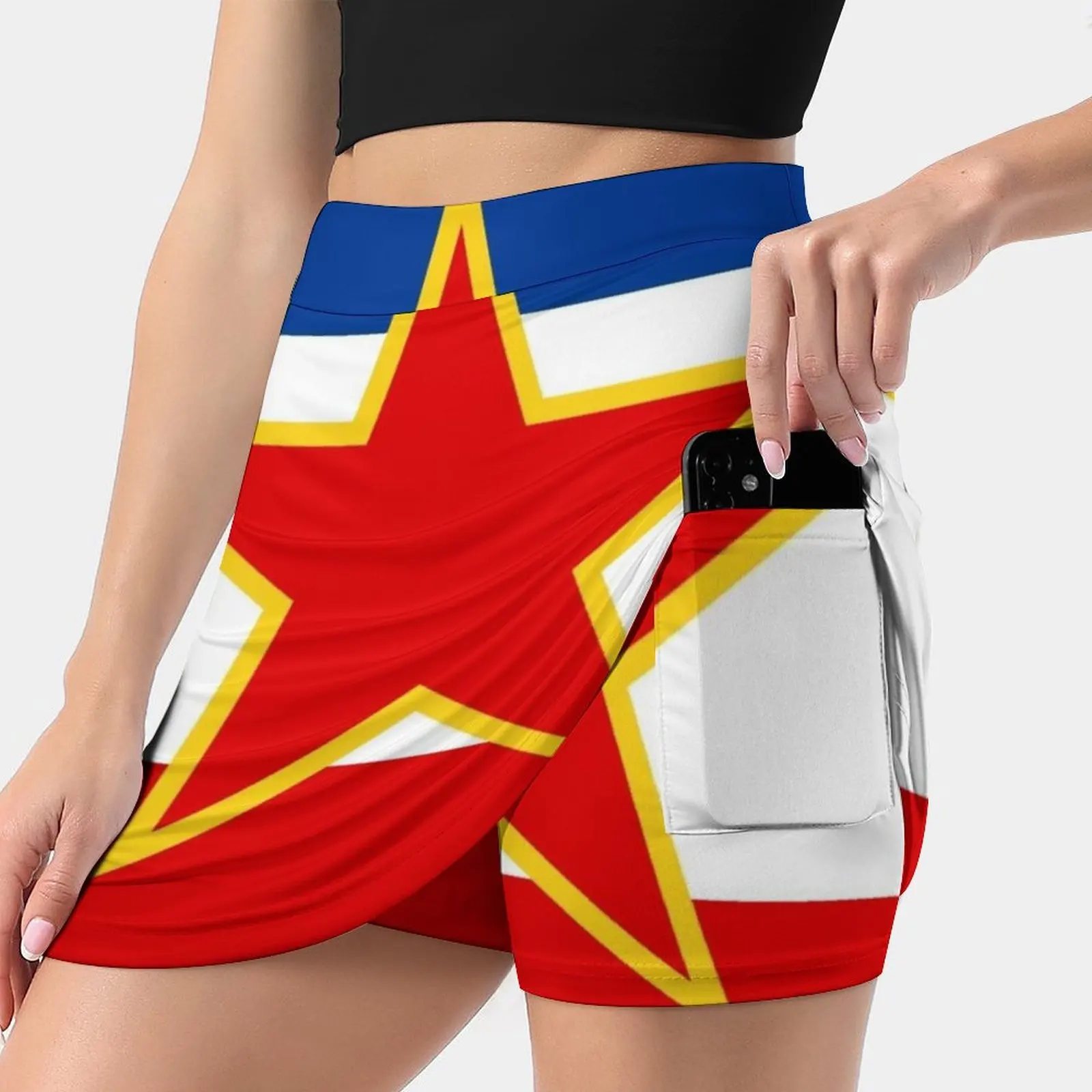 

Flag Of Yugoslavia Women's skirt Aesthetic skirts New Fashion Short Skirts Yugoslavia Yugoslavia Flag Yugoslavian Flag