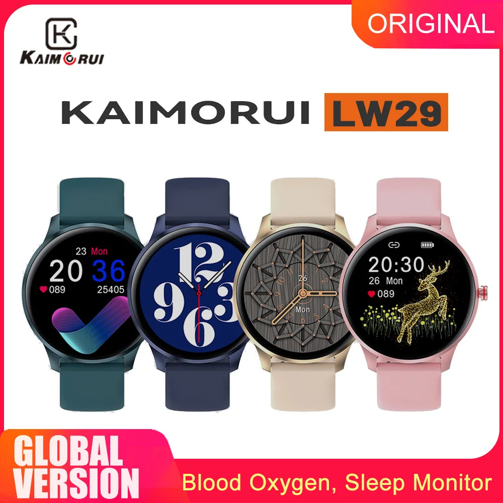 

Kaimorui 2022 Smart Watch Men Women Heart Rate Blood Pressure Sleep Monitor IP68 Waterproof Sport Smartwatch For Android ios