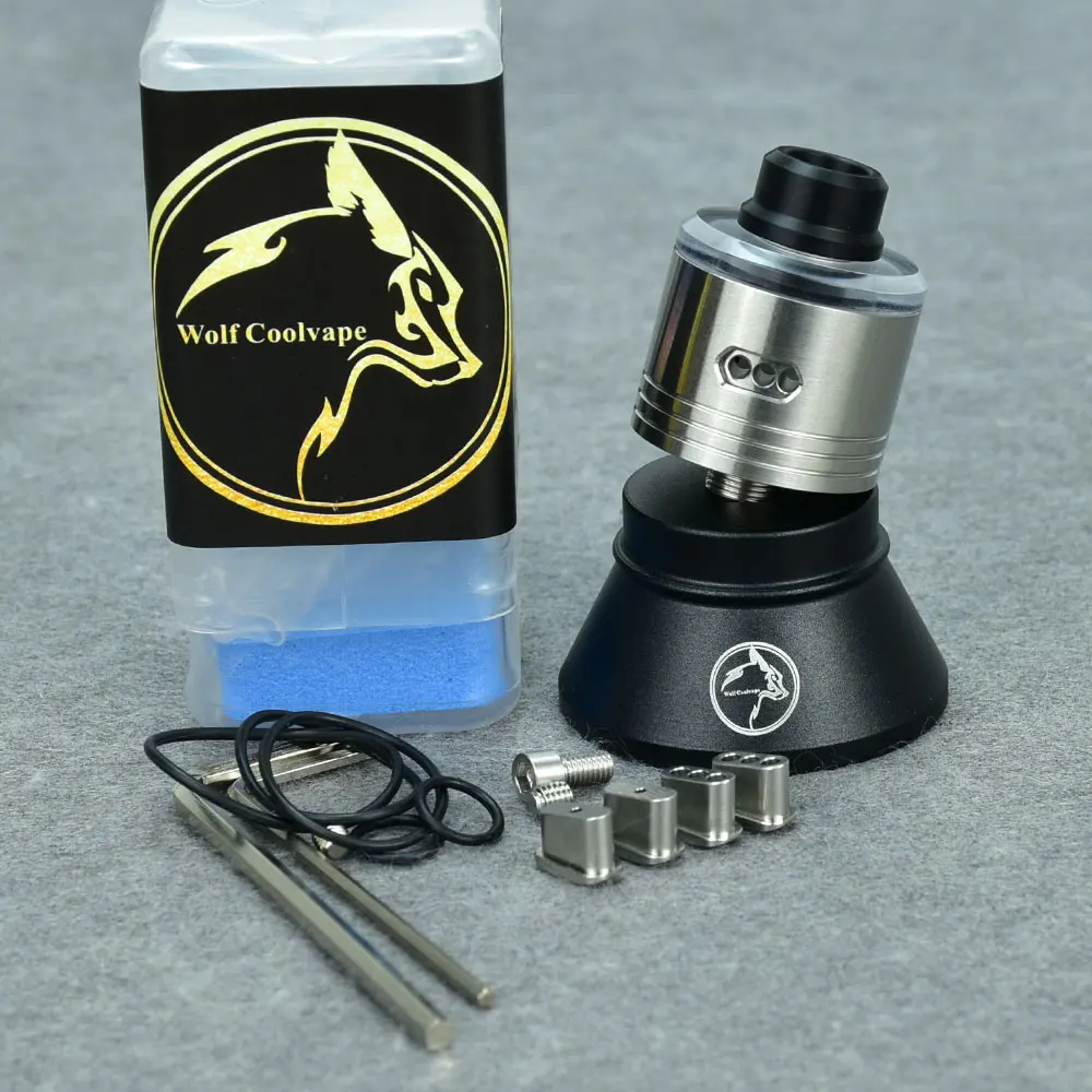 

WolfCoolvape Skyfall RDA mtl tank vape 316SS 22mm RDA vape Rebuildable Dripping Atomizer vape mtl rda with BF Pin