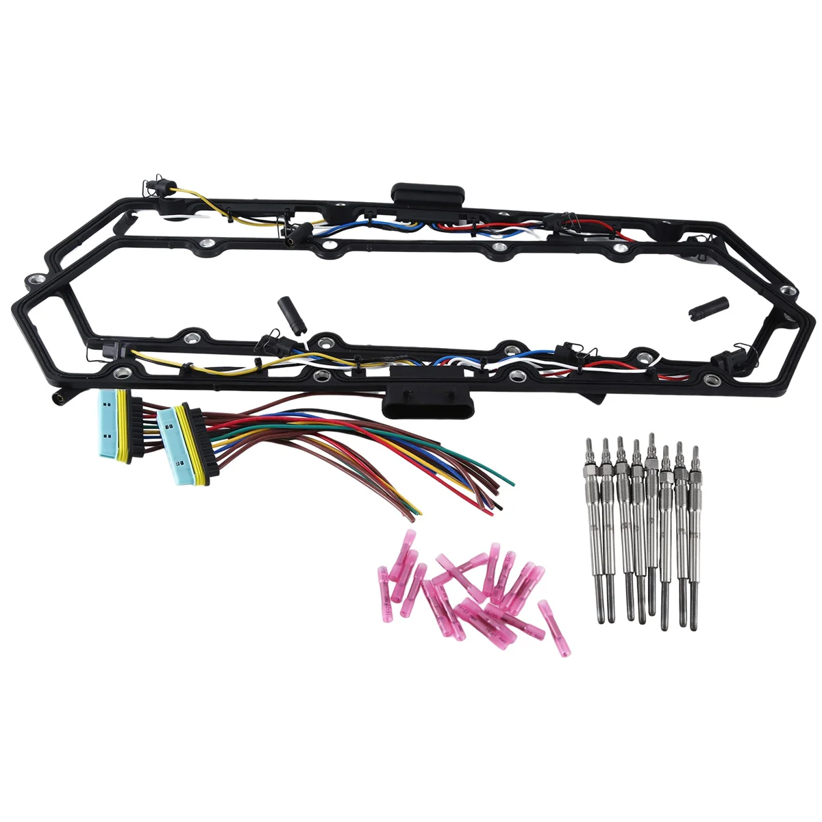 

F4TZ-12A342-BA Glow Plug Valve Cover Gasket Wiring Harness Crude Oil Supplies for Ford