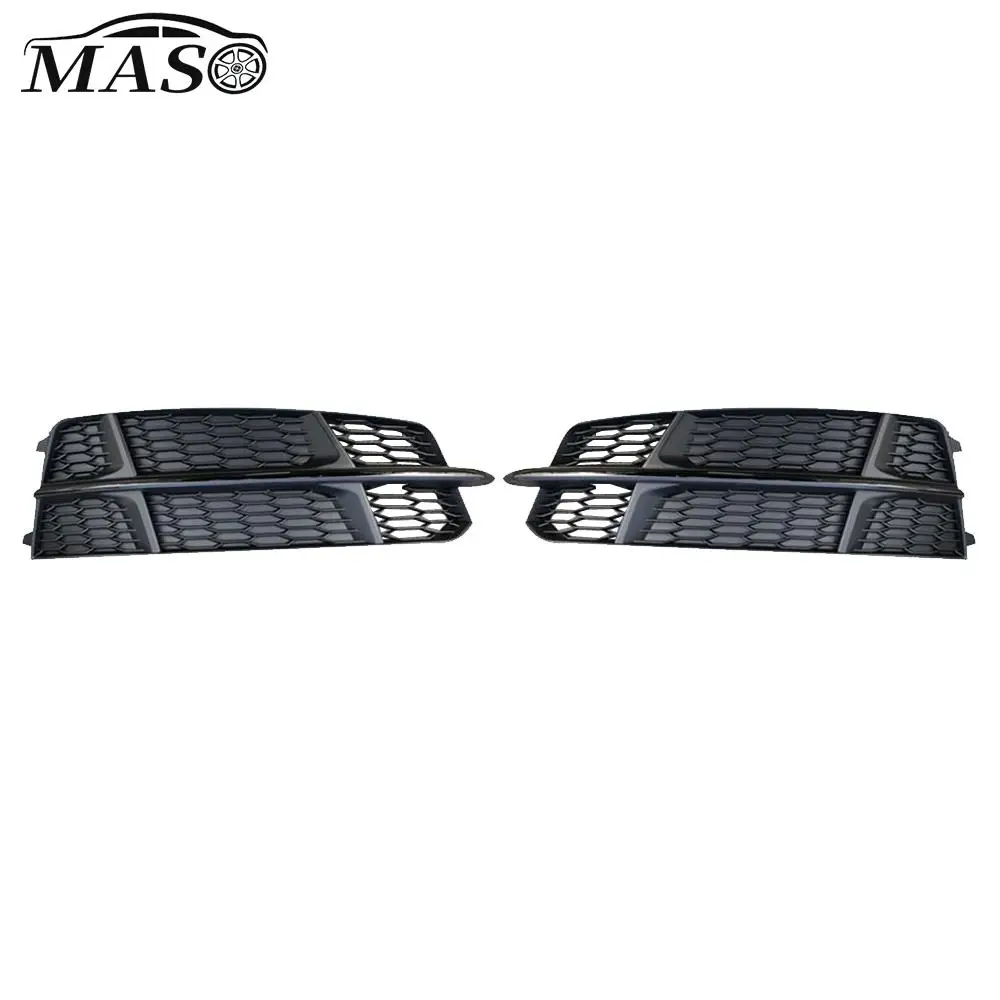 

2PCS Front Bumper Fog Light Cover Grilles 4G0807681AN for AUDI A6 C7 S-Line 2015-2018
