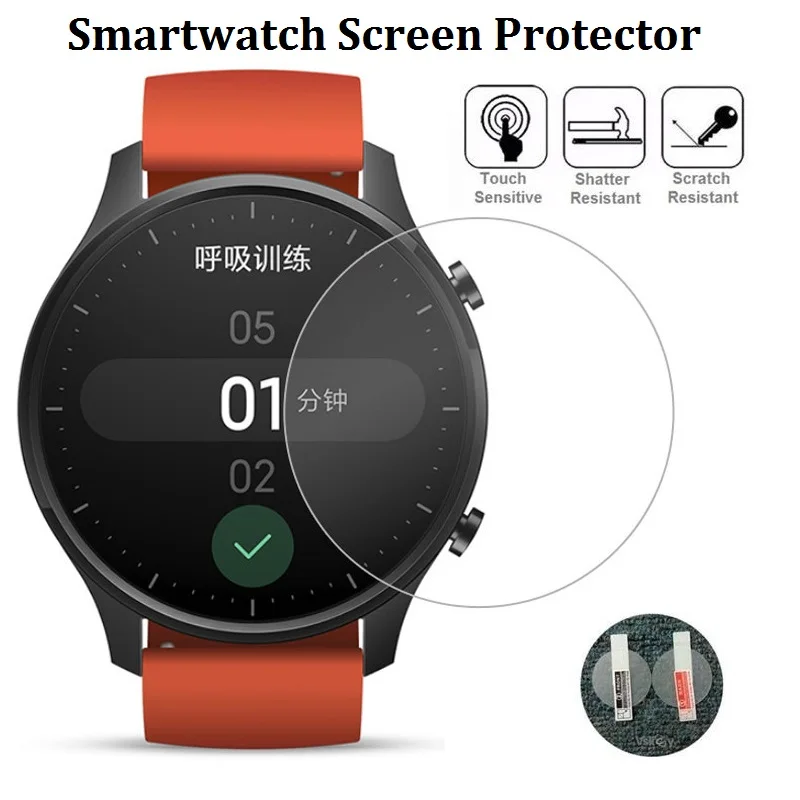 Película Protetora de Vidro Temperado para Smartver Protetor de Tela para Garmin Fóssil Suunto Polar Casio Samsung Huawei Xiaomi 100 Pcs