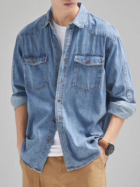 Long Sleeve Casual Work Clothes/ Antistatic Quality Shirts/ Blue Denim Shirt/  Work Clothes Oem - Explore China Wholesale Antistatic Worker Uniform/work  Clothes Oem/ Denim and Antistatic Working Clothing, Long Sleeve Casual Denim