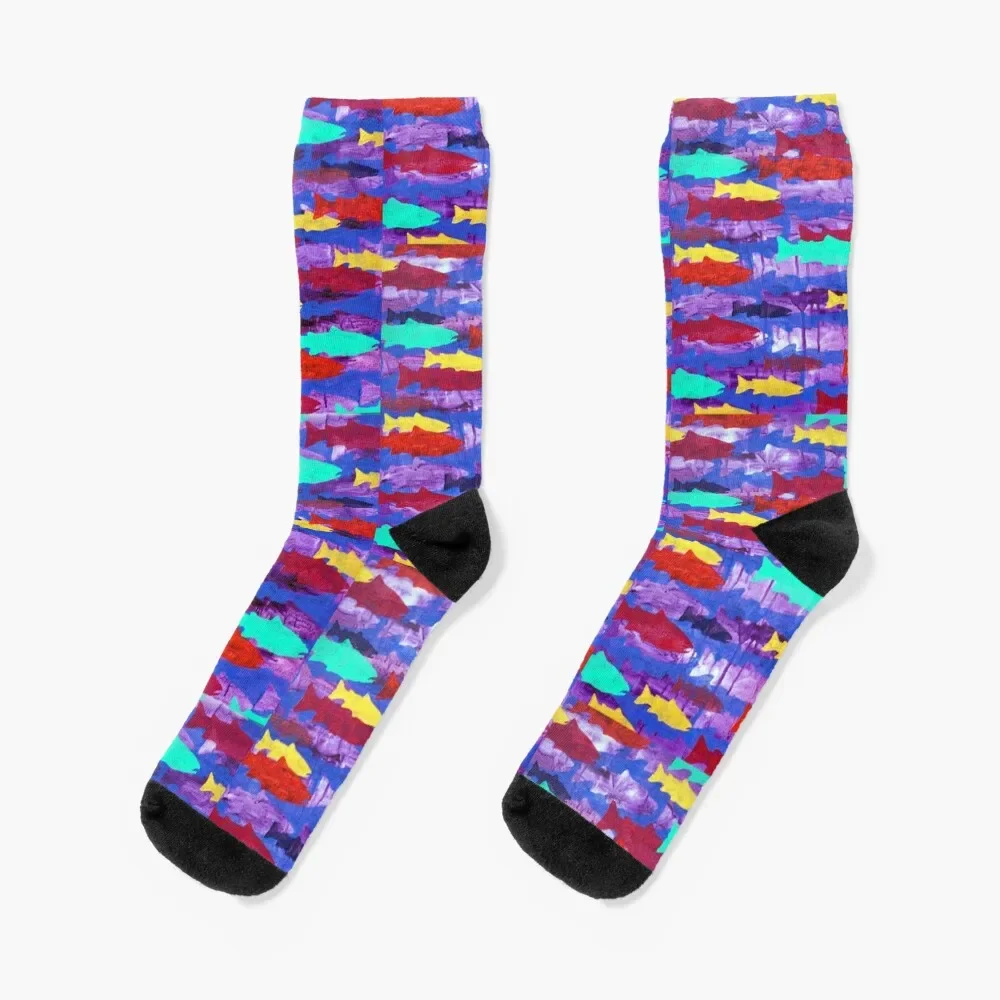 

Violet Tide Socks colored designer brand man set Mens Socks Women's