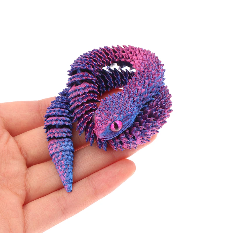 3D Printed Snake Dragon Figures New Year Decoration Traditional Table Ornament 3d Toys for Kids Christmas Gift