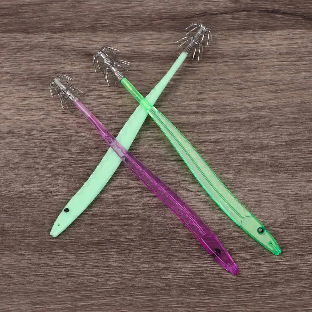 Description Picture 6 of itemDurable Fishing Tackle Cuttlefish Hook Umbrella Hook Artificial Bait Squid Bait Fishing Lure