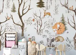wall paper custom 3d wallpaper mural cartoon children's room background wall pintado de pared papier peint auto adhésif