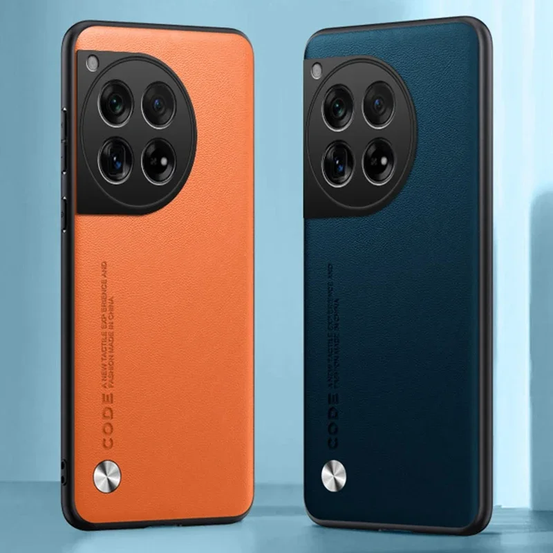 Luxurious PU Leather Matte Silicone Phone Case - Premium Protection Back Cover